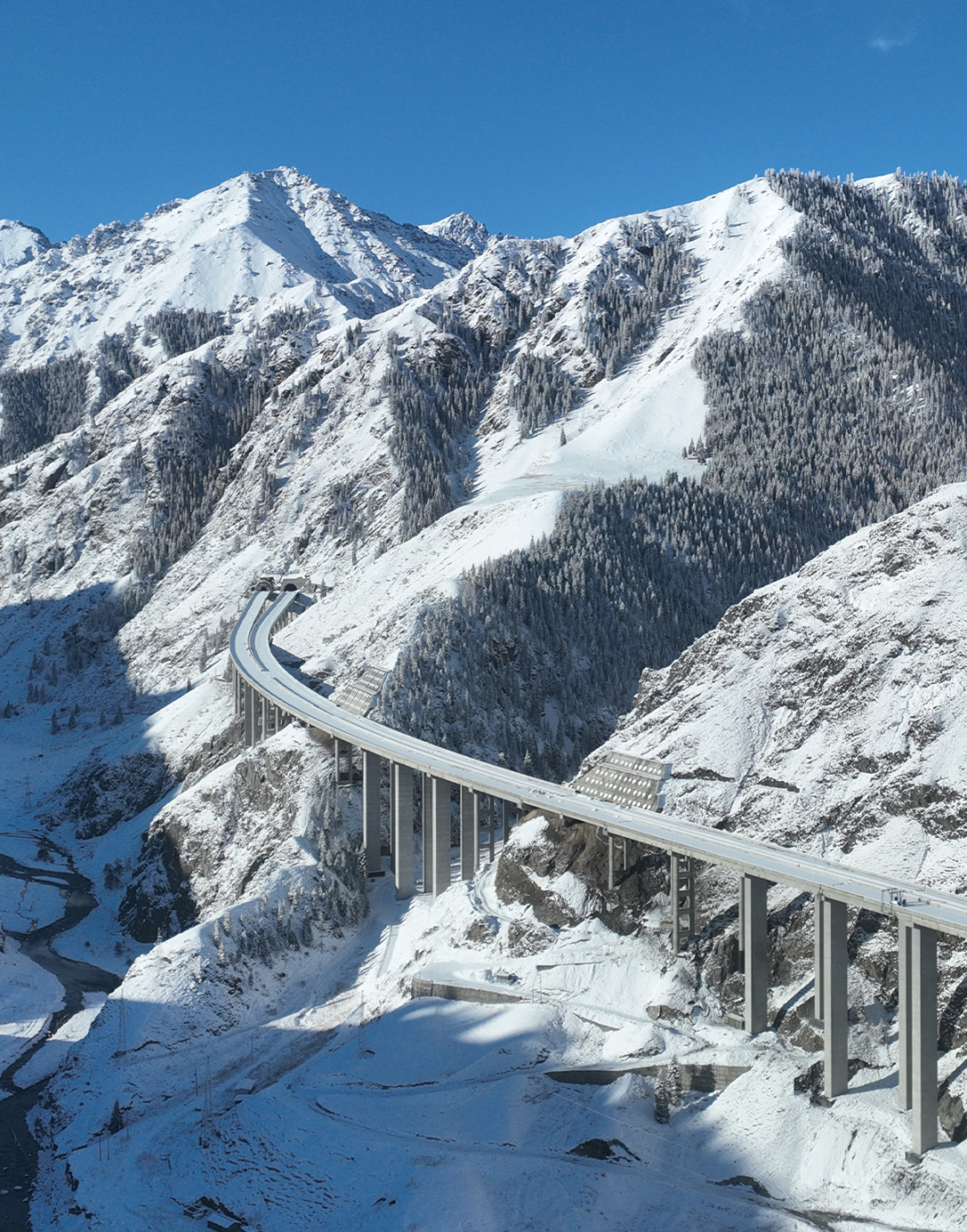 烏尉高速全線通車,宇通擔當首發(fā)車輛見證歷史時刻! 圖片